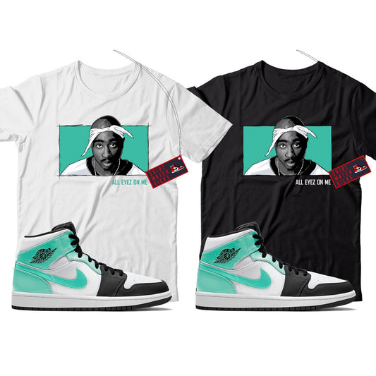 2 Pac T-Shirt Match Jordan 1 Tropical Twist