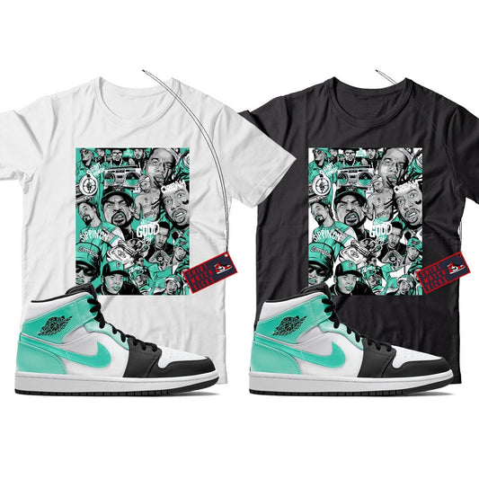 Rap(2) T-Shirt Match Jordan 1 Tropical Twist