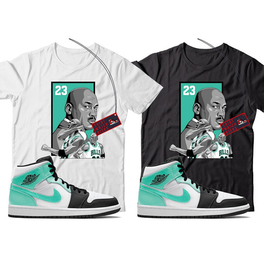 MJ(2) T-Shirt Match Jordan 1 Tropical Twist