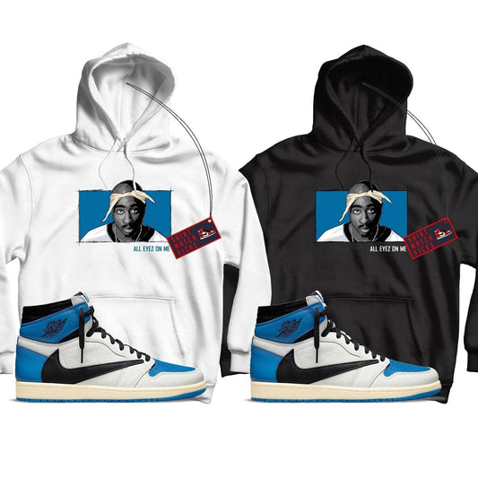 Hoodie Match Jordan 1 Fragment x Travis Scott