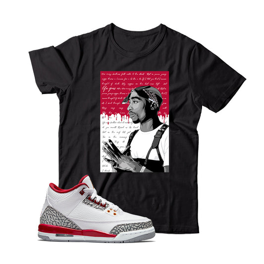 Jordan 3 Cardinal shirt