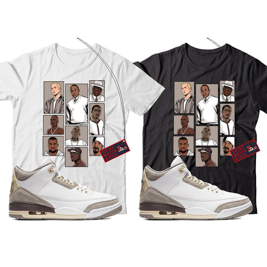 Rap T-Shirt Match Jordan 3 A Ma Maniere