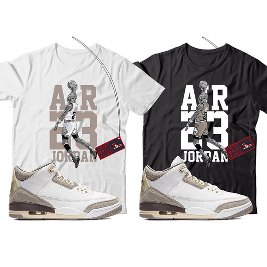 MJ T-Shirt Match Jordan 3 A Ma Maniere