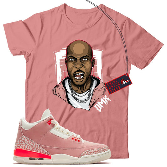X T-Shirt Match Jordan 3 Rust Pink