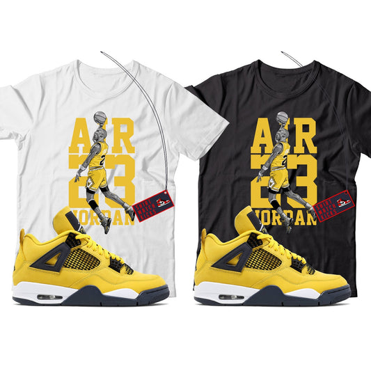 Jordan 4 Lightning Shirt