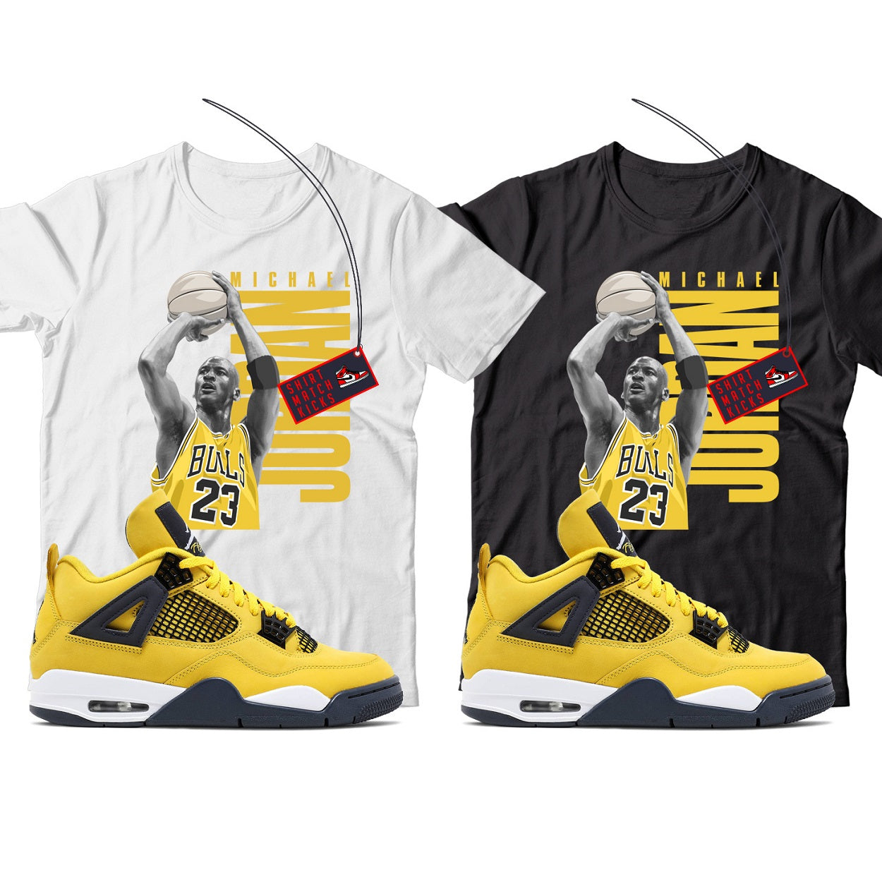 Jordan 4 Lightning Shirt