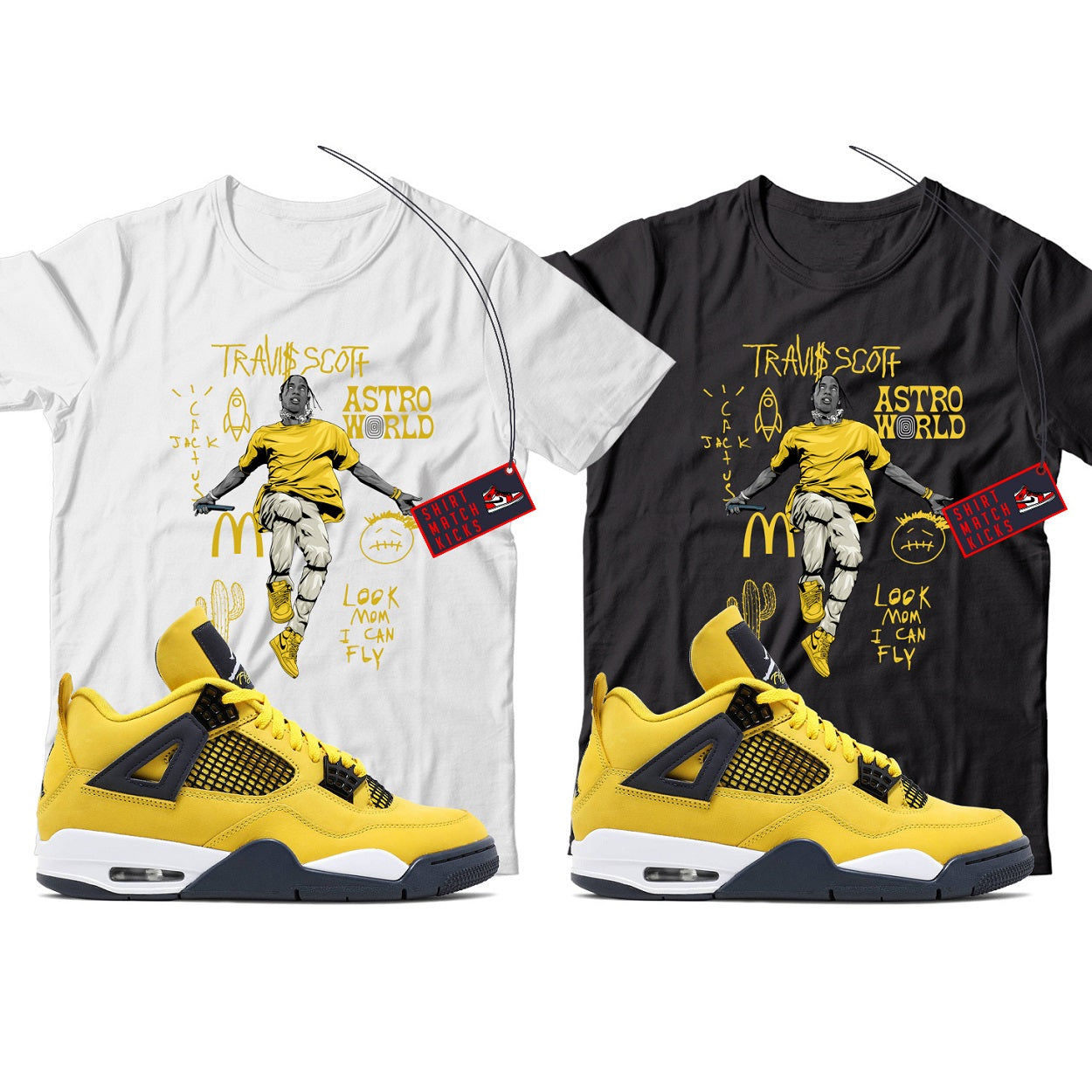 Jordan 4 Lightning Shirt