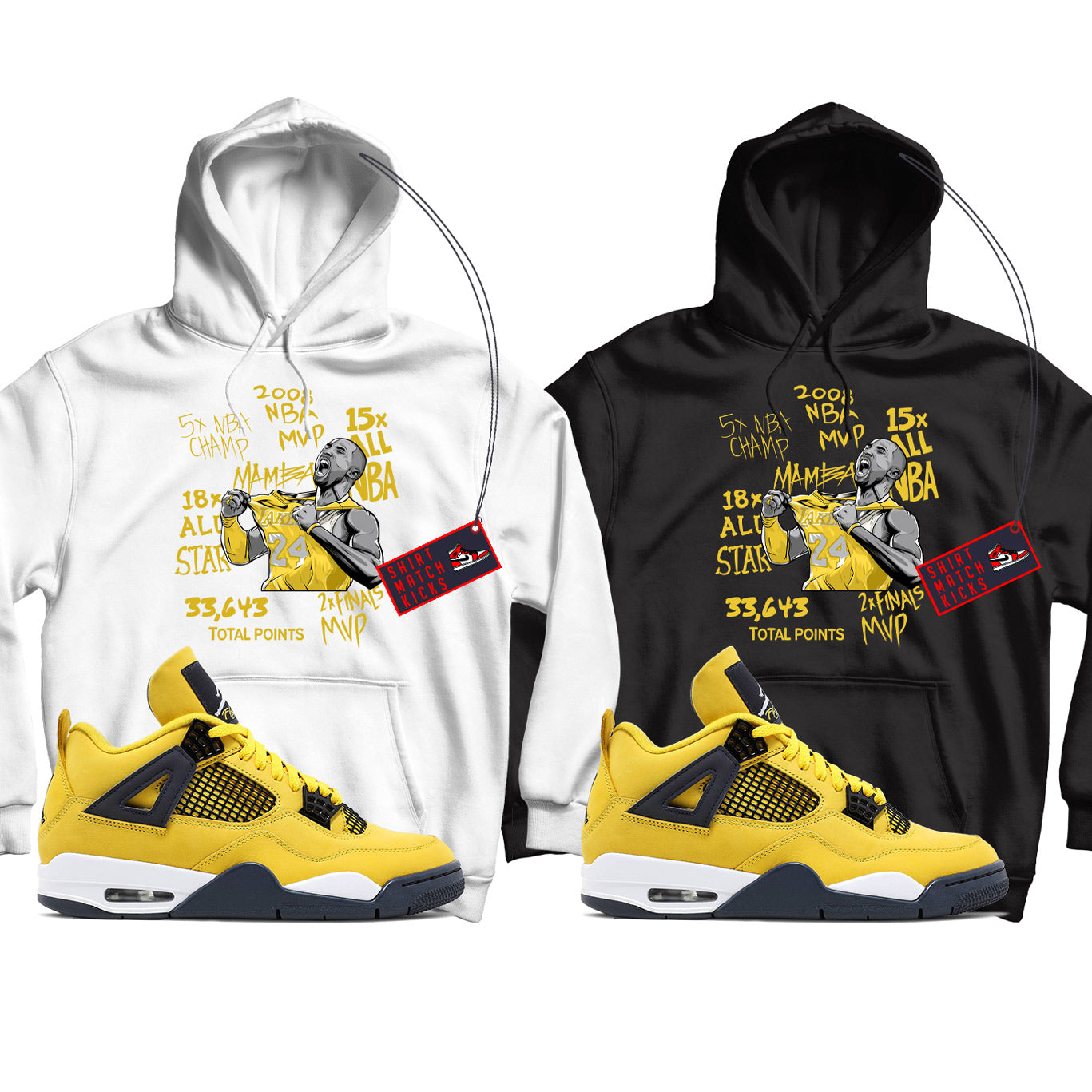 Jordan 4 Lightning Hoodie