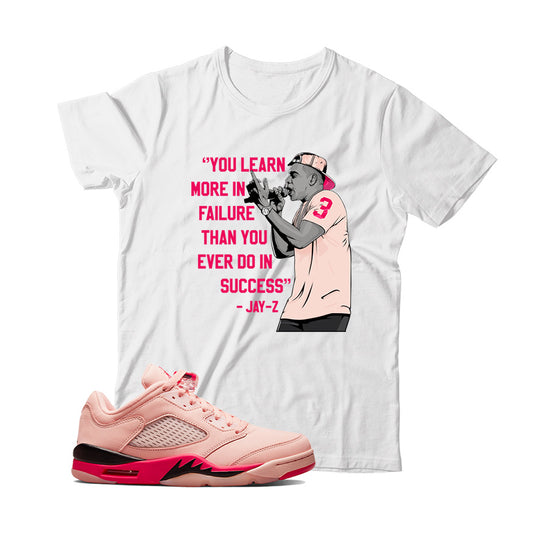 Jordan 5 Low Arctic pink shirt
