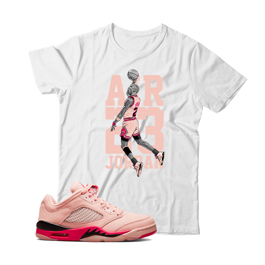 Jordan 5 Low Arctic pink shirt