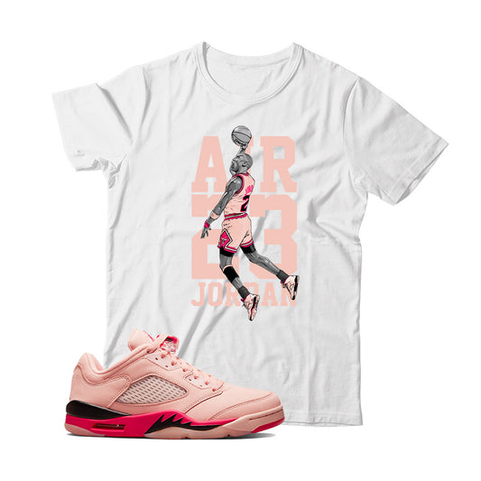 Jordan 5 Low Arctic pink shirt