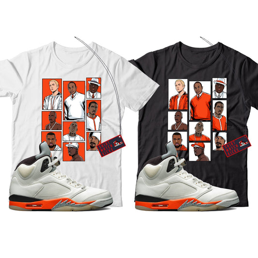 Rap T-Shirt Match Jordan 5 Shattered Backboard