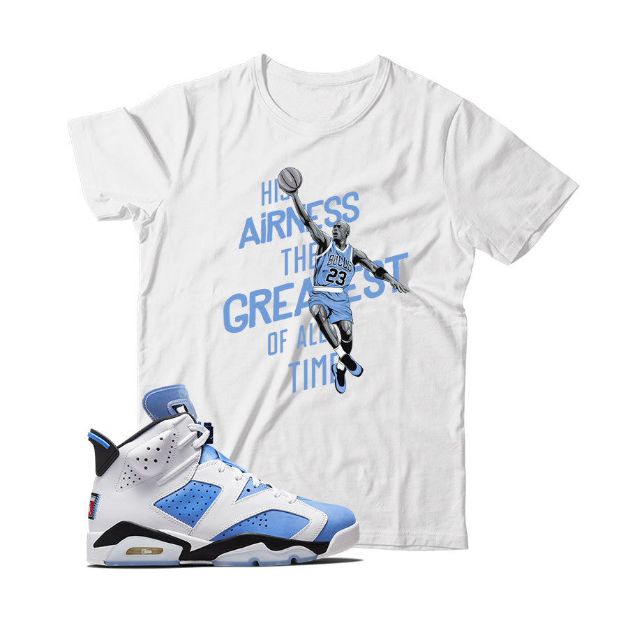 Jordan 6 UNC shirt