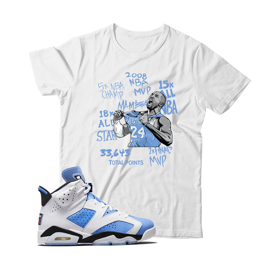 Jordan 6 UNC shirt