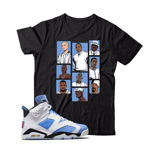 Jordan 6 University Blue shirt