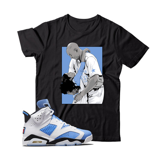 Jordan 6 University Blue shirt