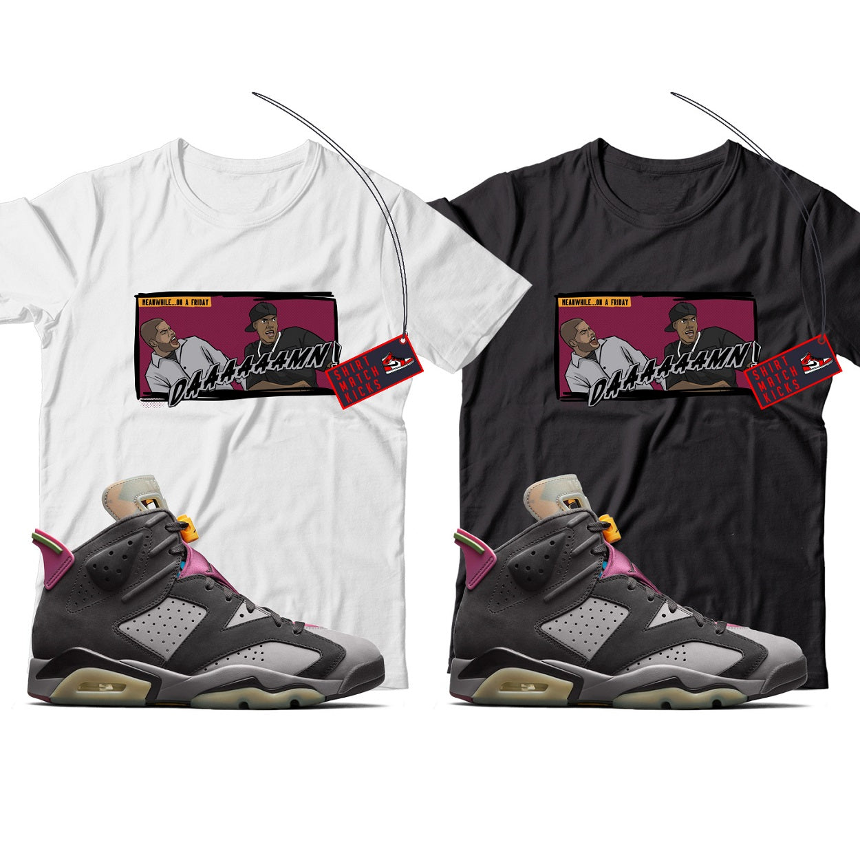 Friday T-Shirt Match Jordan 6 Bordeaux