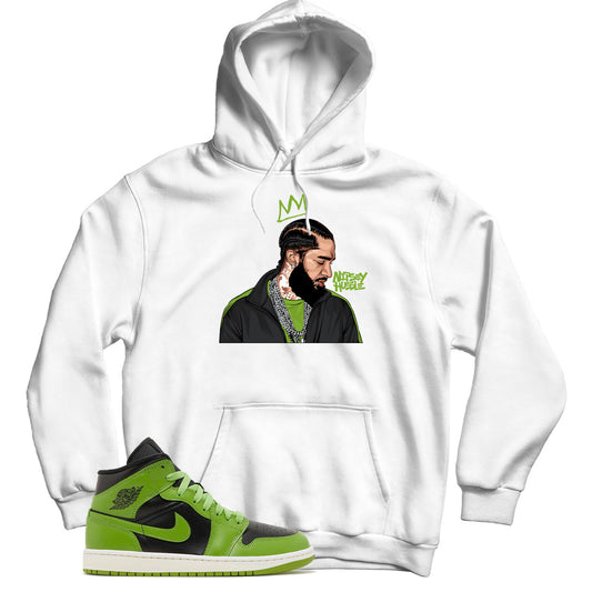 Jordan 1 Altitude Green hoodie