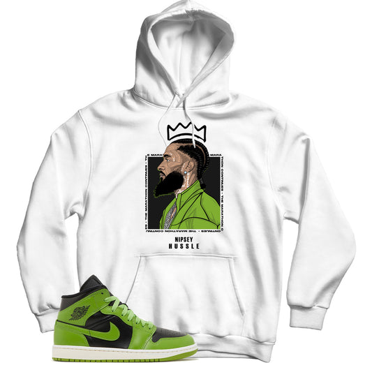 Jordan 1 Altitude Green hoodie