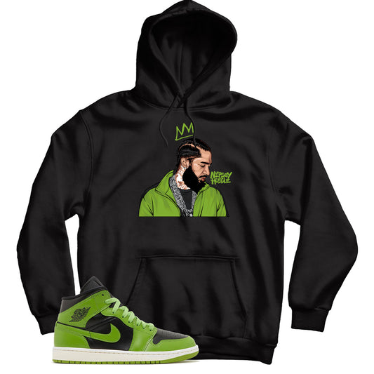 Jordan 1 Altitude Green hoodie
