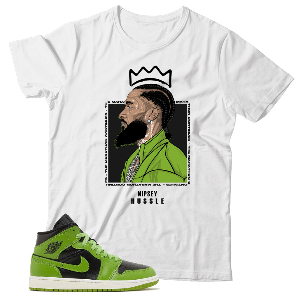 Jordan 1 Altitude Green shirt