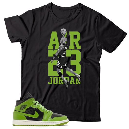Jordan 1 Altitude Green shirt
