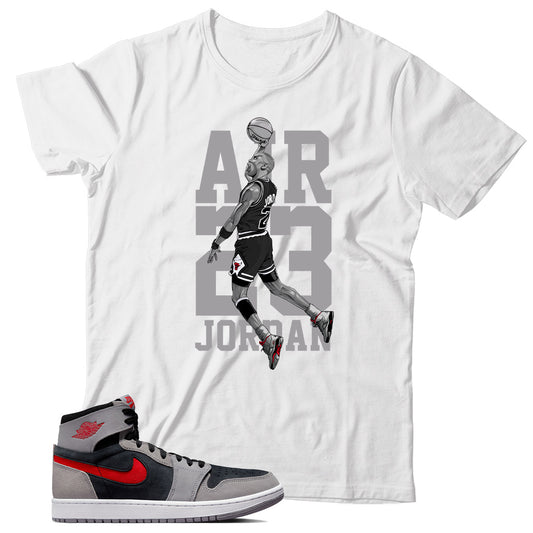 Jordan 1 Black Fire Red Cement shirt