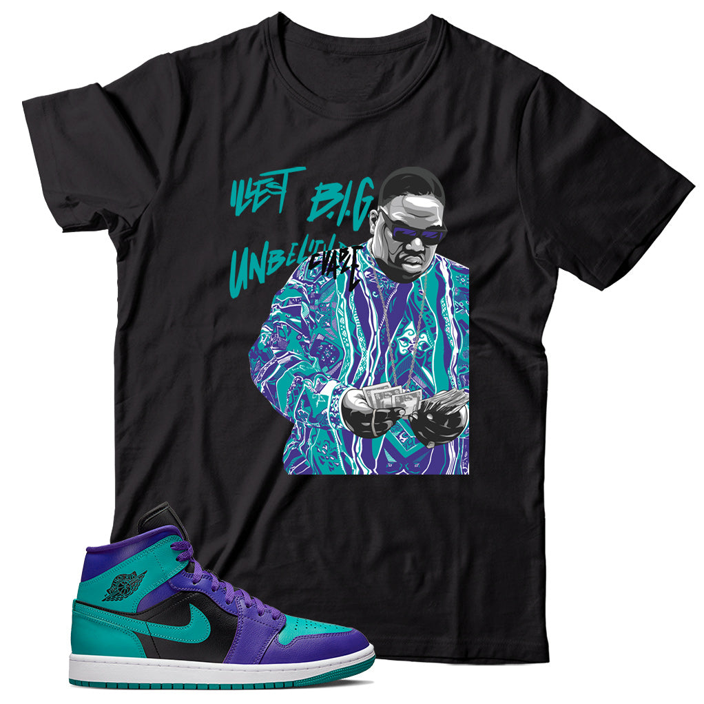 Jordan 1 Black Grape shirt