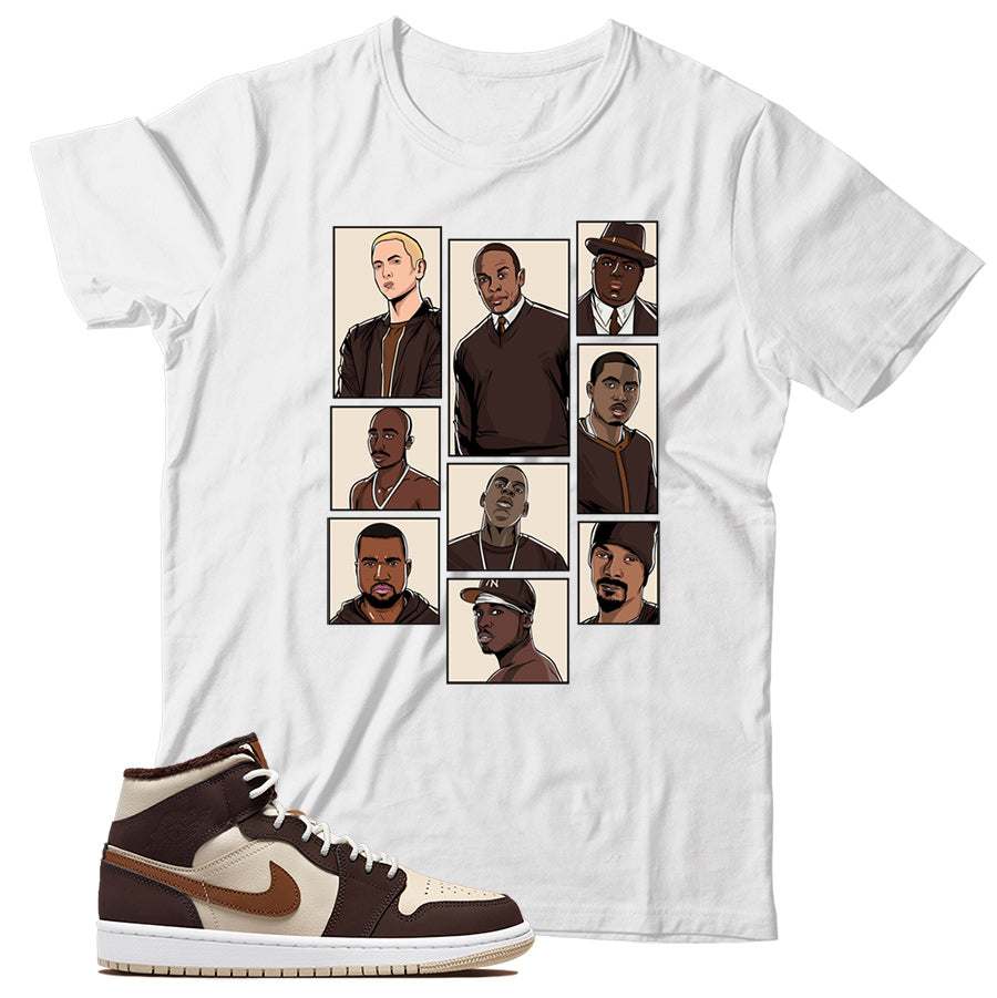 Jordan Cream Dark Chocolate shirt