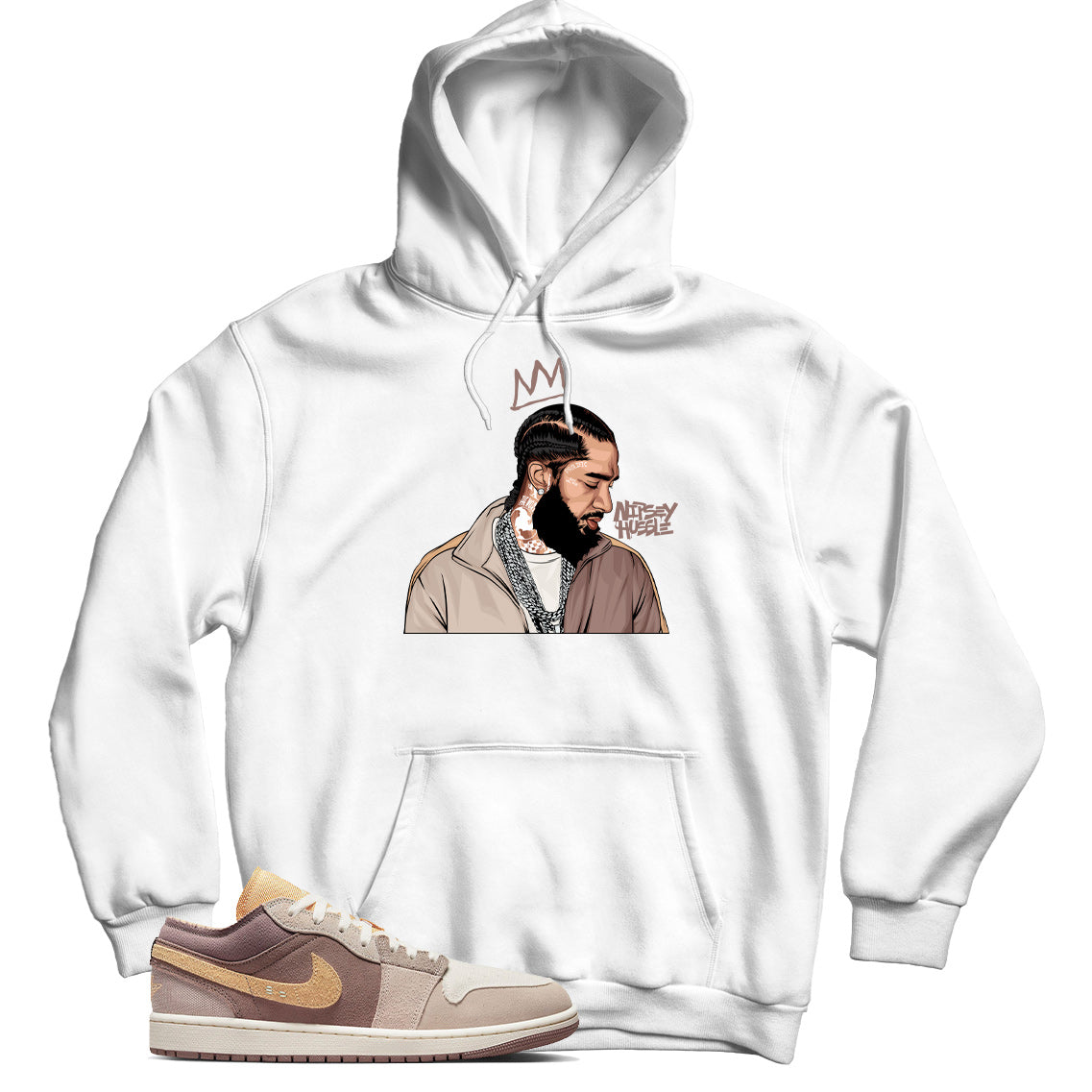 Jordan 1 Low Craft Taupe Haze hoodie