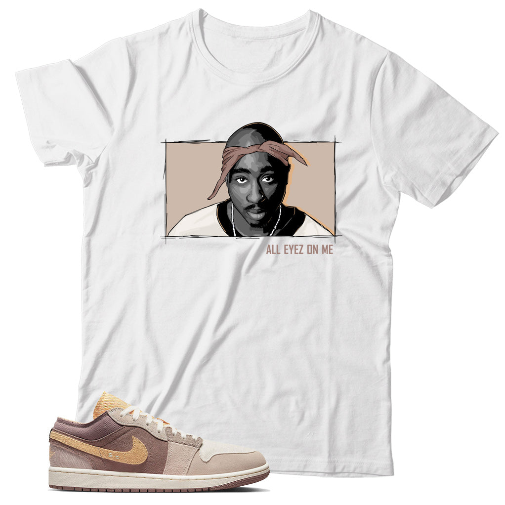 Jordan 1 Low Craft Taupe Haze shirt