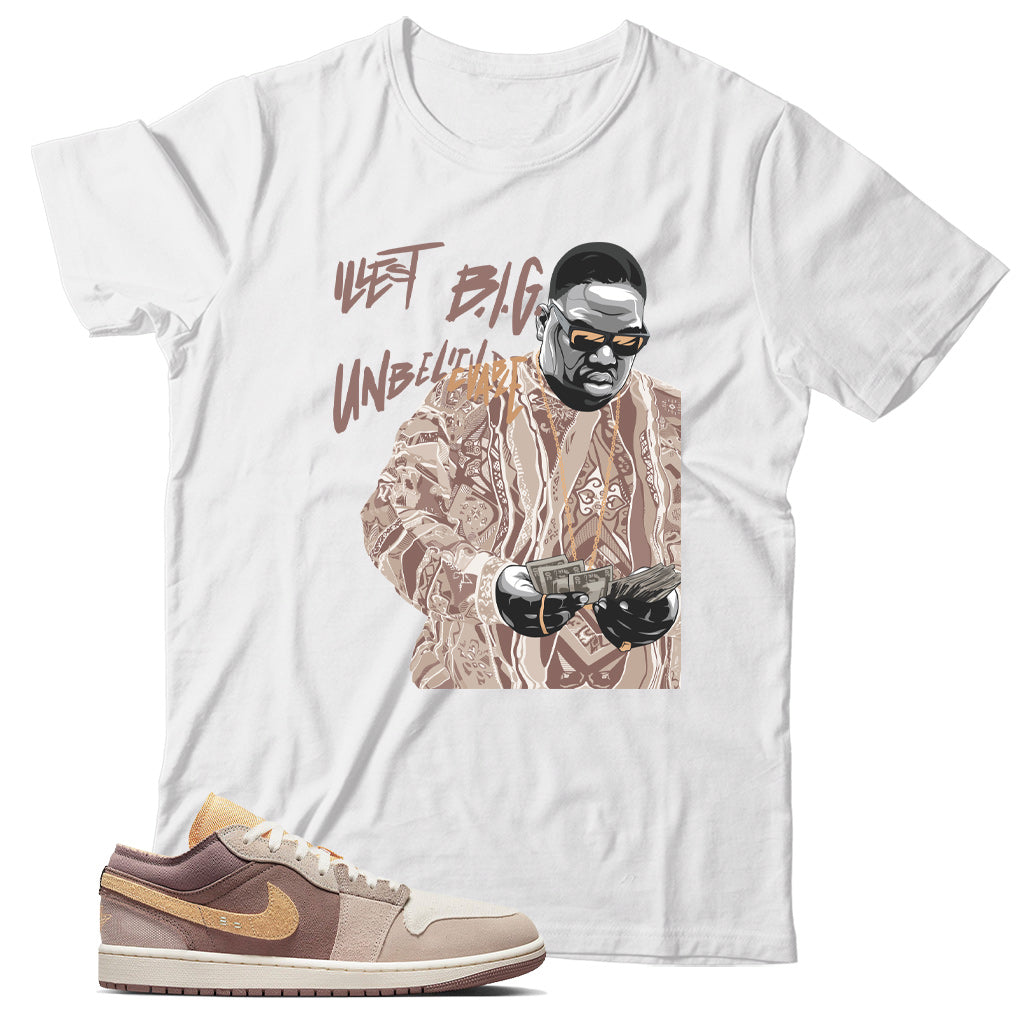 Jordan 1 Low Craft Taupe Haze shirt