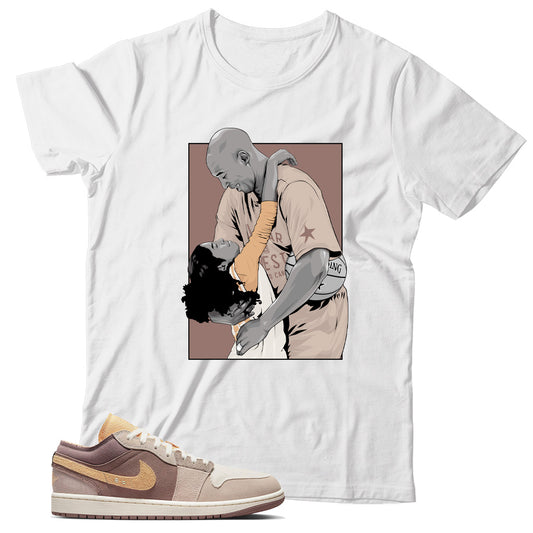 Jordan 1 Low Craft Taupe Haze shirt