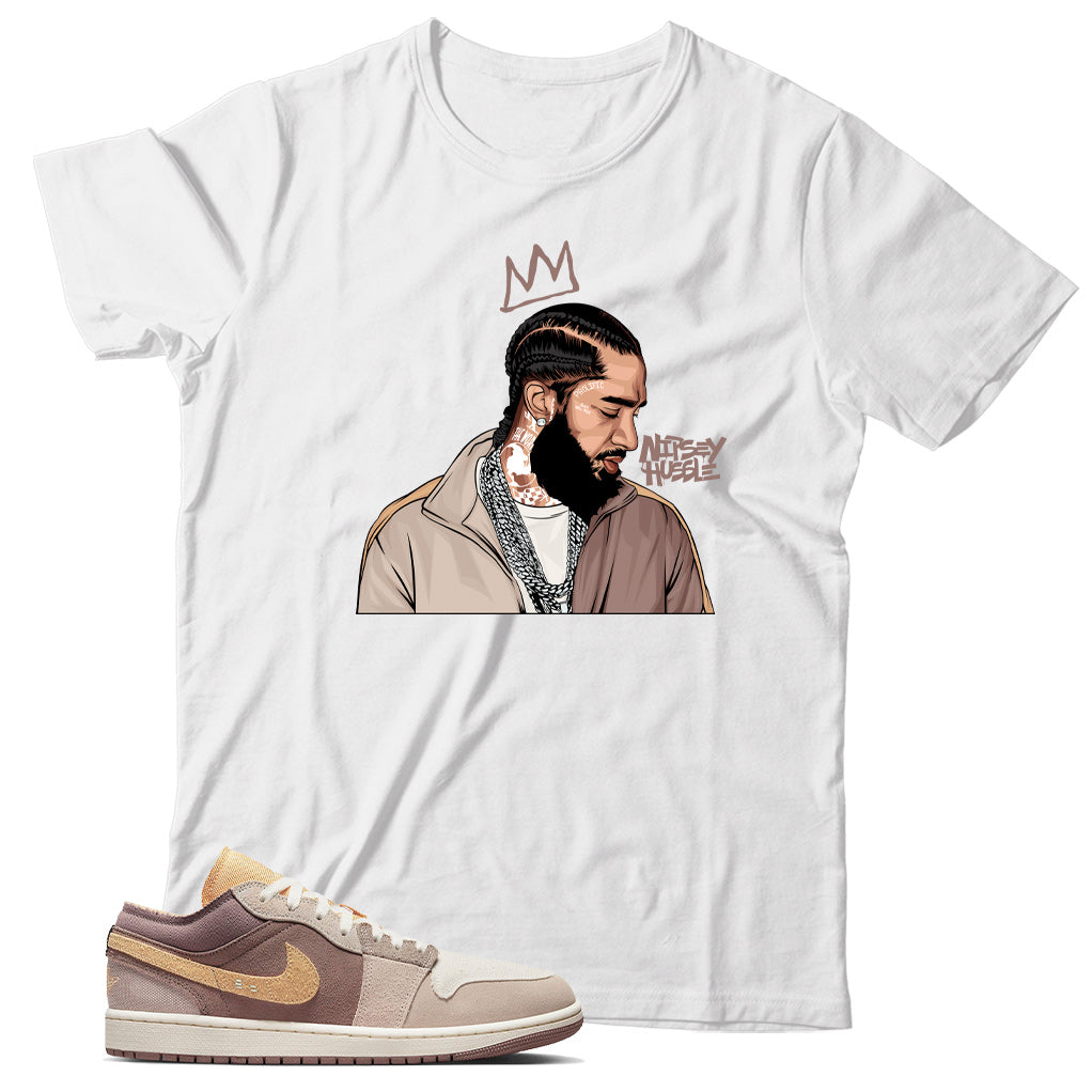 Jordan 1 Craft Taupe Haze shirt