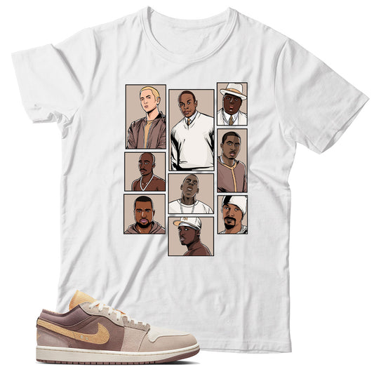 Jordan 1 Craft Taupe Haze shirt