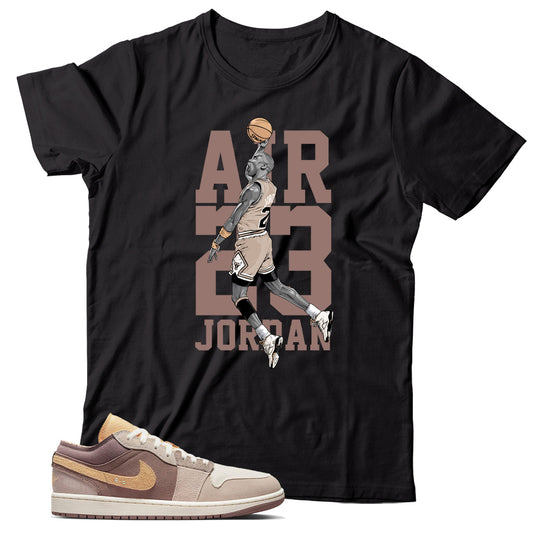 Jordan 1 Low Craft Taupe Haze shirt