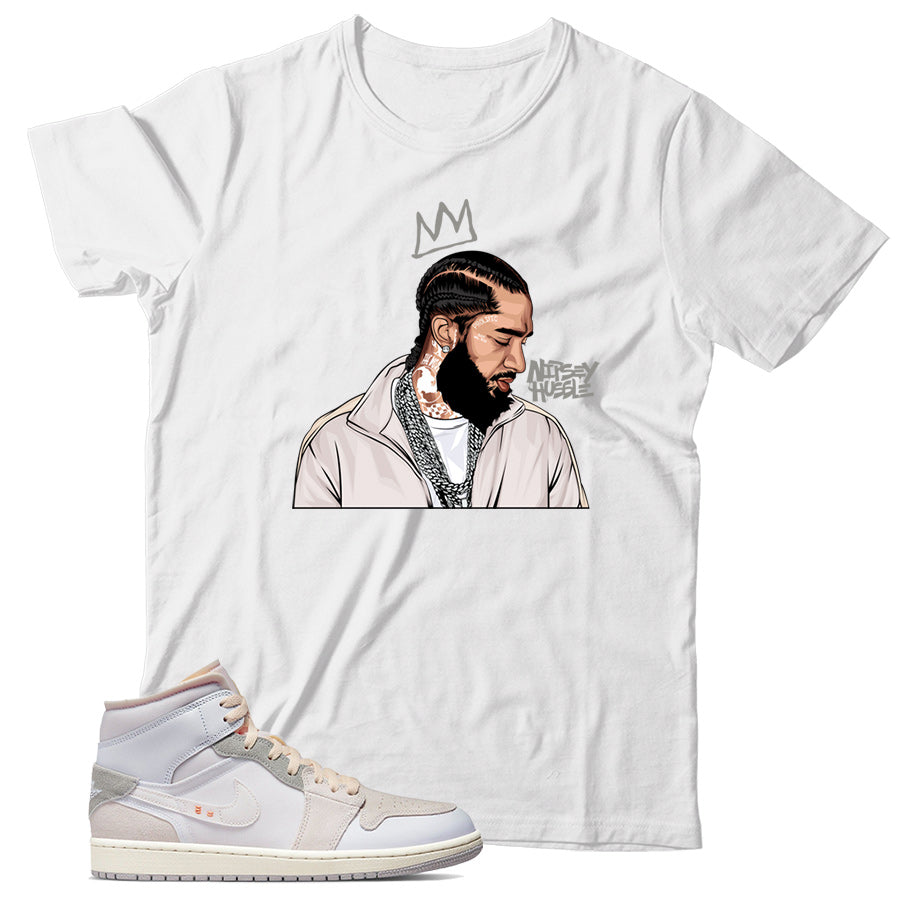 Jordan Craft Inside Out White Grey shirt