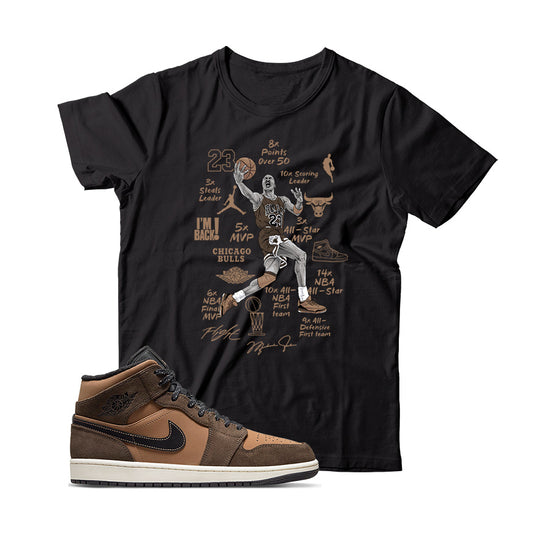 Jordan Dark Chocolate shirt