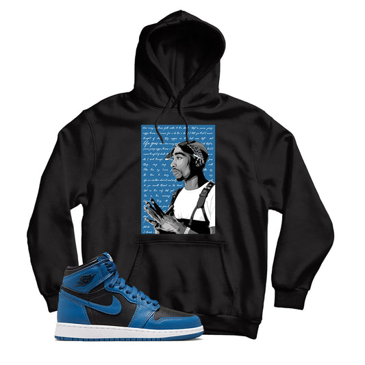 Jordan 1 Dark Marina Blue hoodie