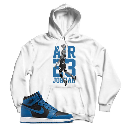 Jordan 1 Dark Marina Blue hoodie
