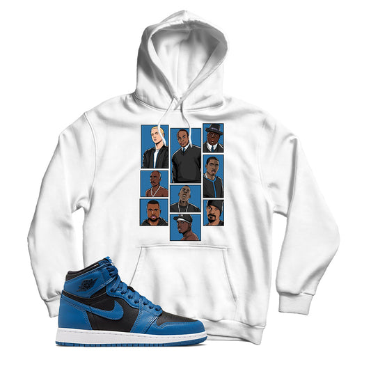Jordan 1 Marina Blue hoodie