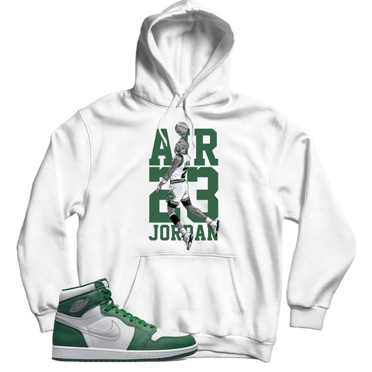 Jordan 1 Gorge Green hoodie