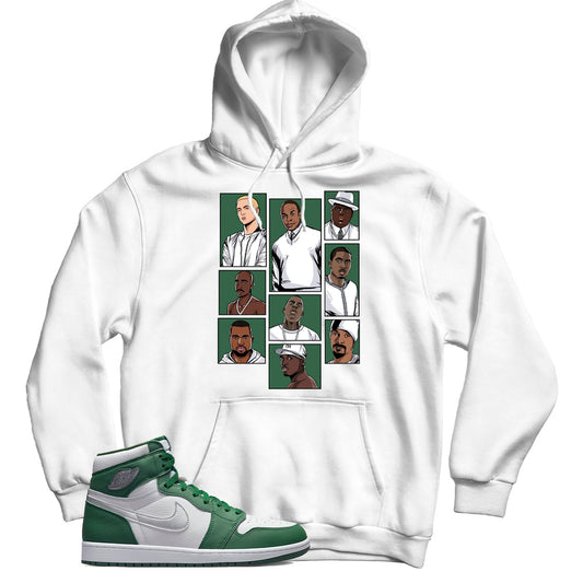 Jordan 1 Gorge Green hoodie