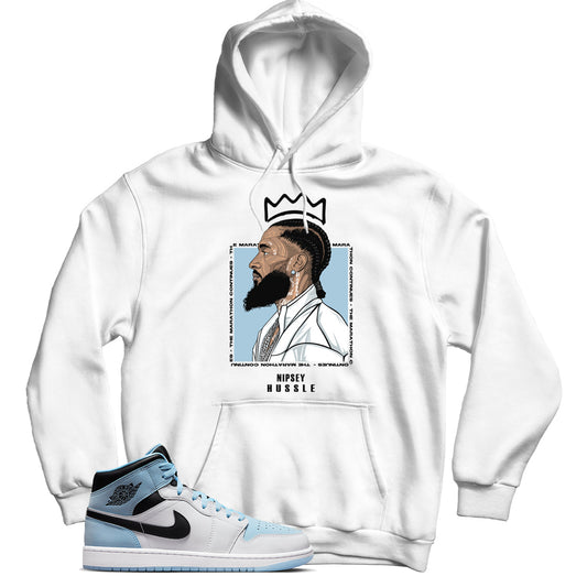 Jordan 1 Ice Blue 2023 hoodie