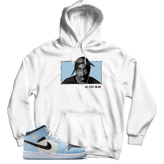 Jordan 1 Ice Blue hoodie