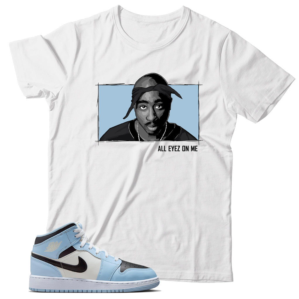 Jordan 1 Ice Blue shirt