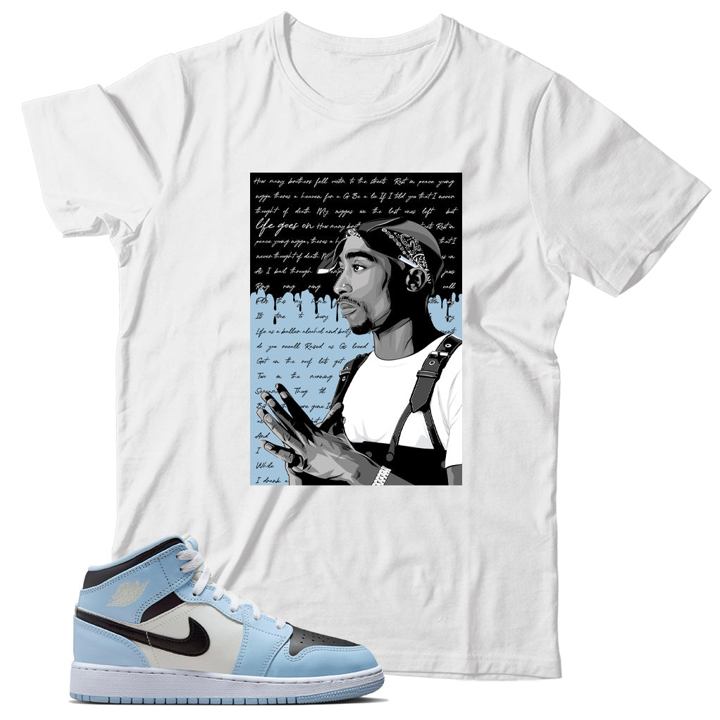 Jordan 1 Ice Blue shirt