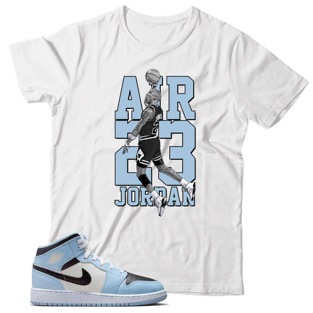 Jordan 1 Ice Blue shirt