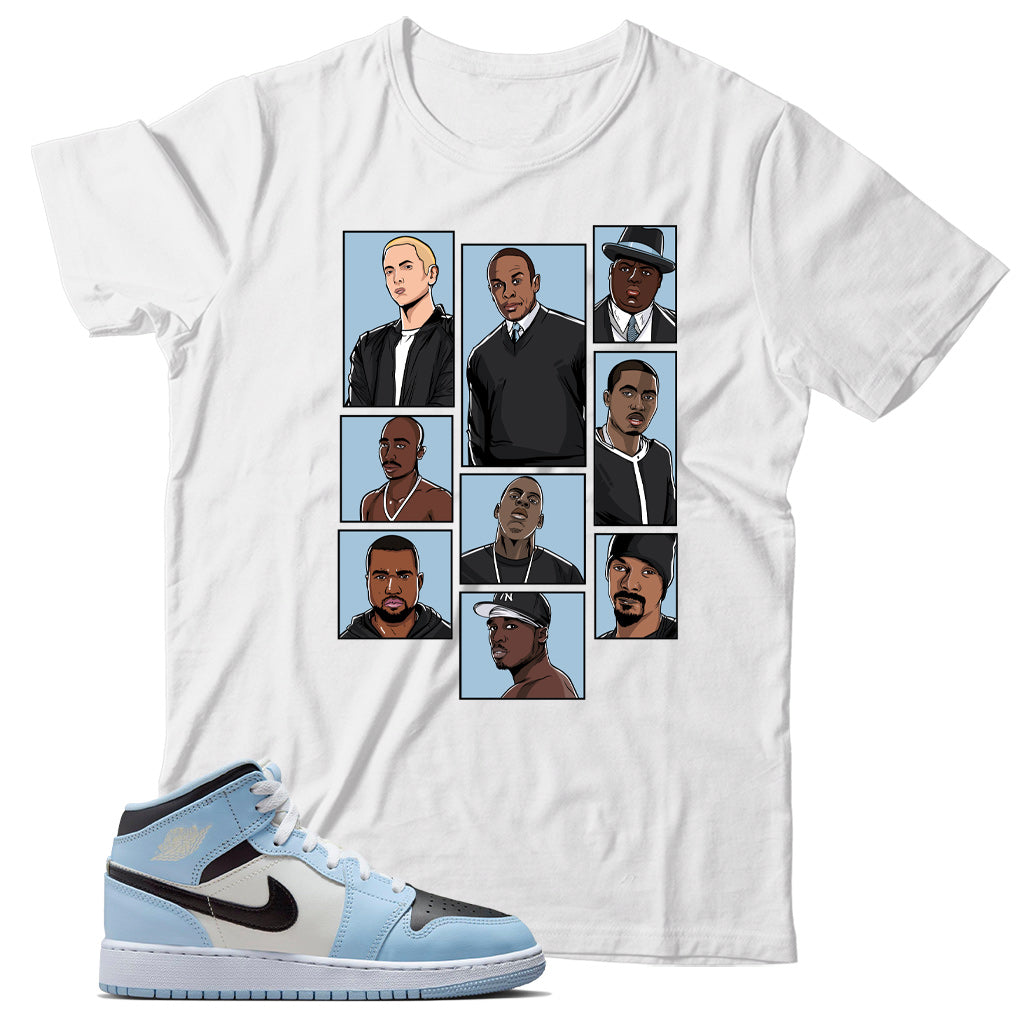 Jordan 1 Ice Blue shirt