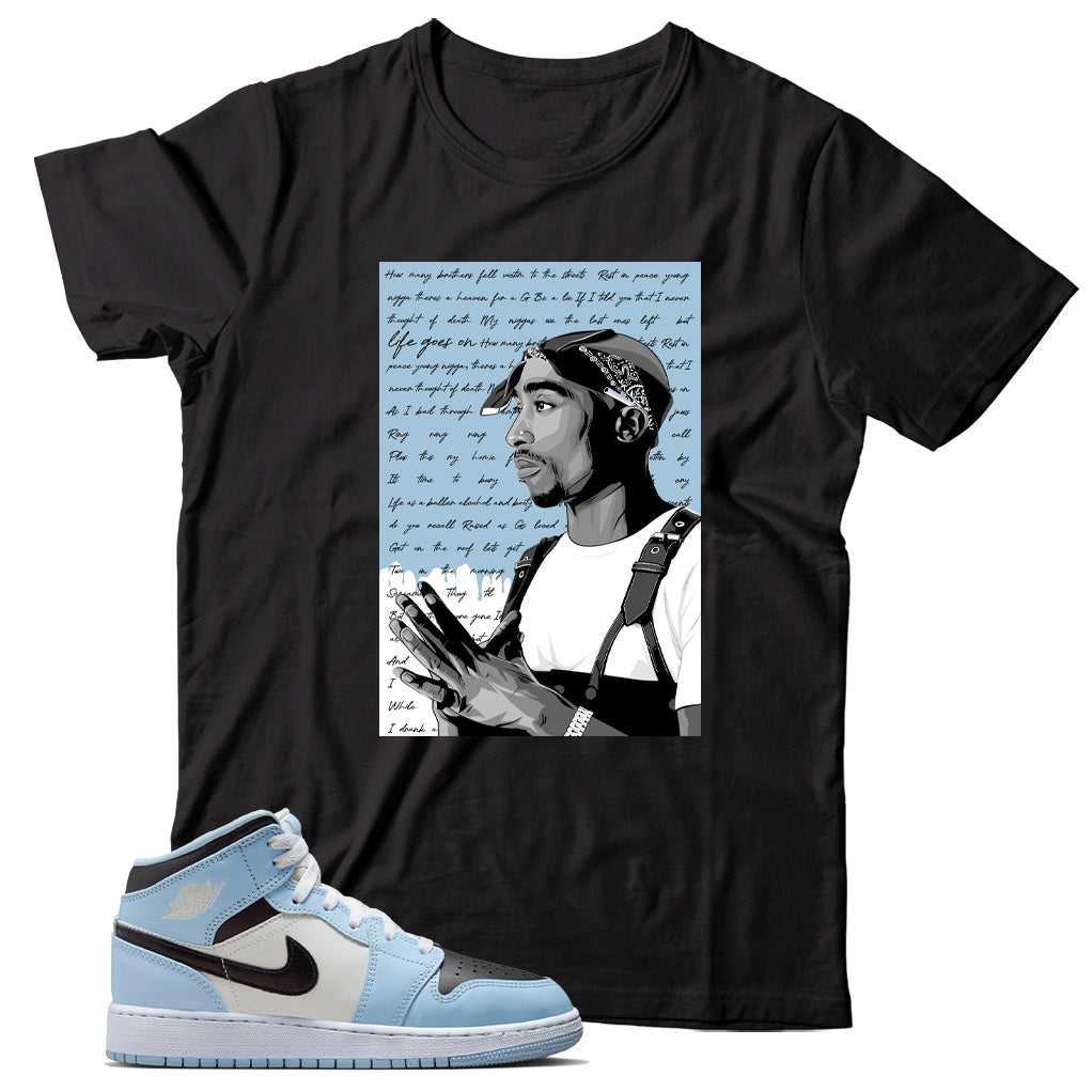 Jordan 1 Ice Blue shirt